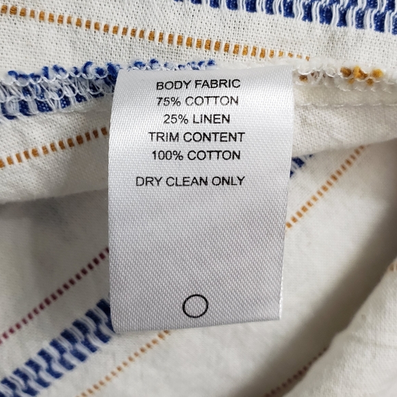 Birds of Paradis by Trovata Janette Bare Shoulder Linen Blend Blouse Size XS - Picture 12 of 12